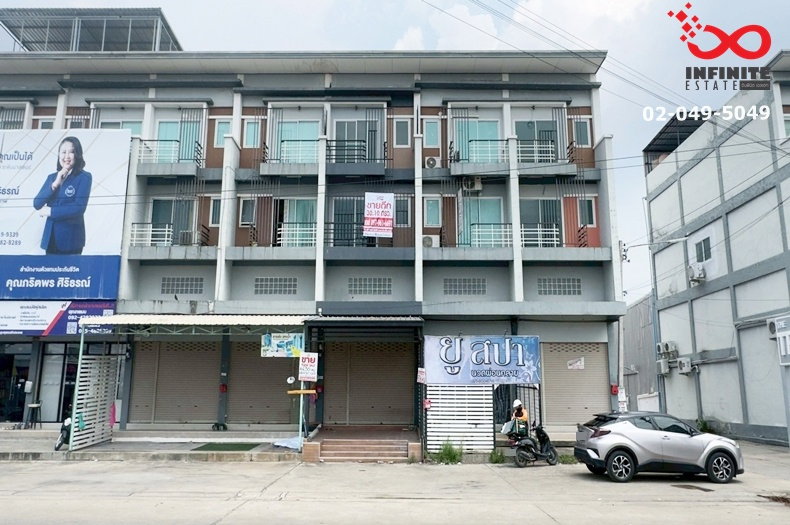 รูป ขายอาคารพาณิชย์ 3.5 ชั้น ลำลูกกาคลอง 2 ซอยบุญคุ้ม ถนนลำลูกกา ติดถนน เหมาะค้าขายและทำออฟฟิศ - รูปที่ 3/12