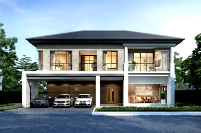 Houses for sale Muang Nonthaburi Nonthaburi : The City Maha Chesadabodindranusorn Bridge (FQ) | Luxury house near Maha Chesadabodindranusorn Bridge
