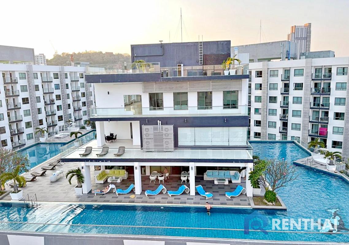 รูป คอนโด 1 ห้องนอนให้เช่าที่ Arcadia Beach Resort, พัทยา - เฟอร์นิเจอร์ครบครัน - รูปที่ 6/21