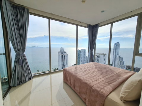 ⛵ Riviera Wongamat ⛵ Sea view / 38F / 2bedrooms >> THB45,000/month彡