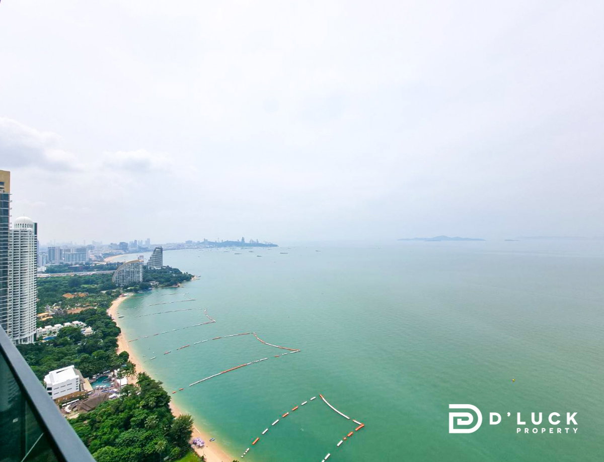 รูป AROM WONGAMAT คอนโดหรู 2ห้องนอน ชั้นสูง วิวทะเล สวยมาก - รูปที่ 9/34