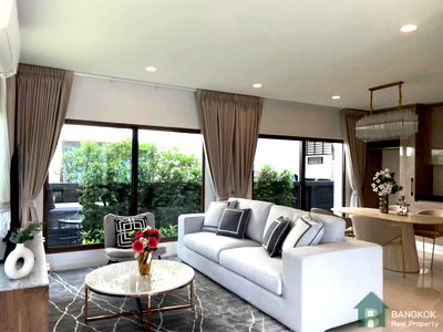 บ้านเดี่ยวให้เช่า : ให้เช่าบ้านเดี่ยวสุดหรูขนาดใหญ่ 4 ห้องนอน พร้อมแผงโซลาร์เซลล์ บุราสิริ กรุงเทพกรีฑา
