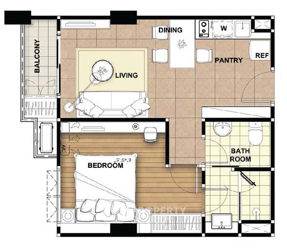 รูป คอนโดหนึ่งห้องนอน Mirage Sukhumvit 27 ใกล้ BTS อโศก (ID 2873913) - รูปที่ 20/20