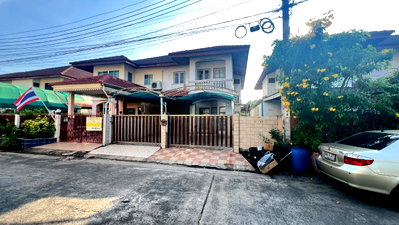 บ้านแฝด ม.สุโขทัยธรรมาธิราช : 🔥ขายด่วน บ้านแฝด หมู่บ้านเปี่ยมสุข วัดกู้ Piamsuk Village Wat Ku