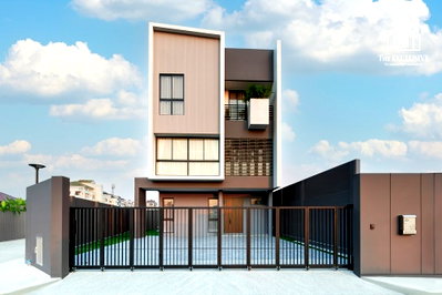 บ้านเดี่ยว ลาดพร้าว 107 : บ้านเดี่ยว 3 ชั้น โครงการ Feel Town ลาดพร้าว 101