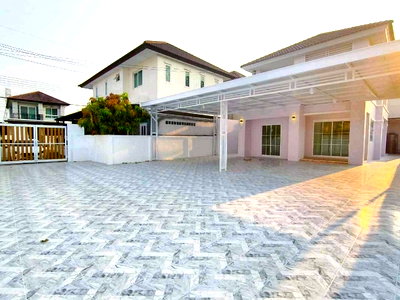 บ้านเดี่ยว ลำลูกกา คลองสี่ : บ้านเดี่ยว ลำลูกกา  ไสวประชาราษฎร์  คลองสี่  หมู่บ้านเอสวิล  นัดชมบ้าน 085-318-6868