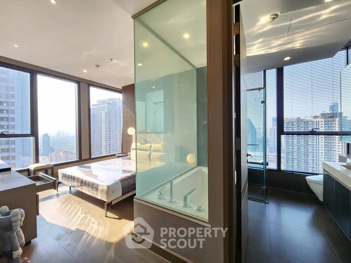 picture 27th-Floor 2-BR At The Esse At Singha Complex, MRT Phetchaburi (ID 2873728) - 3/10