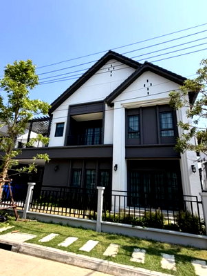 Houses for rent Samut Prakarn : Brand new house for rent, Centro Bangna phase 2, largest size, Furniture by Chanintr.
