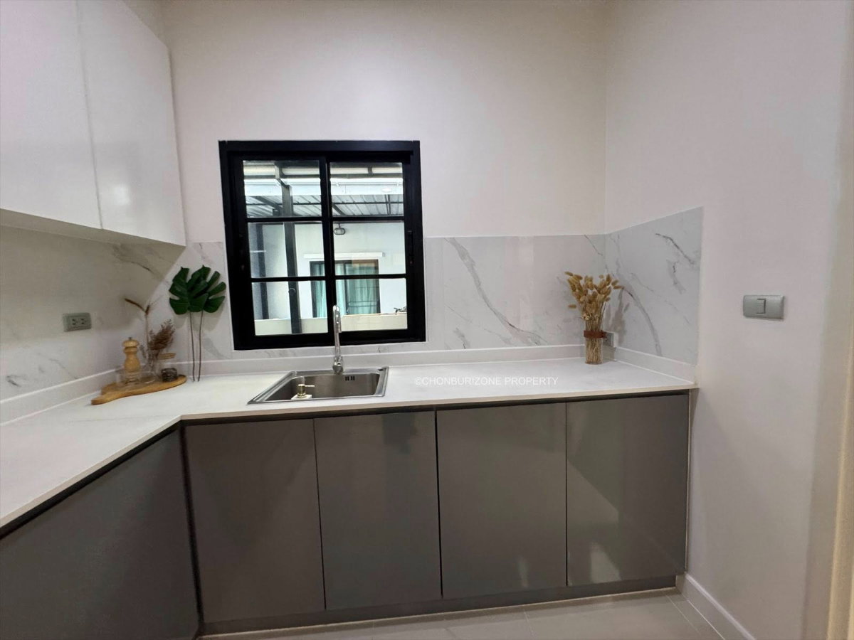 รูป ขายบ้านเดี่ยวใหม่หลังมุม ม.มณีรินทร์พาร์ค บางพระ ศรีราชา - รูปที่ 23/26