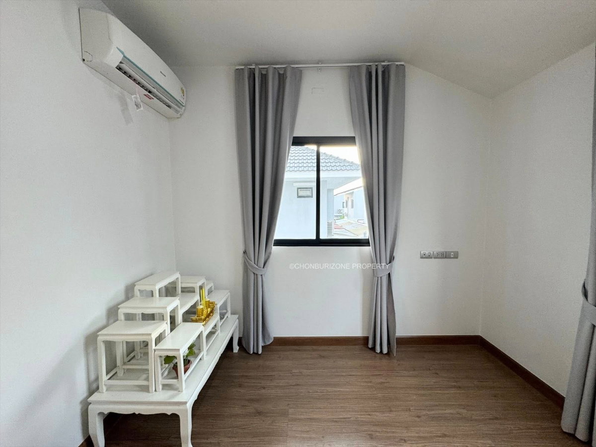 รูป ขายบ้านเดี่ยวใหม่หลังมุม ม.มณีรินทร์พาร์ค บางพระ ศรีราชา - รูปที่ 9/26