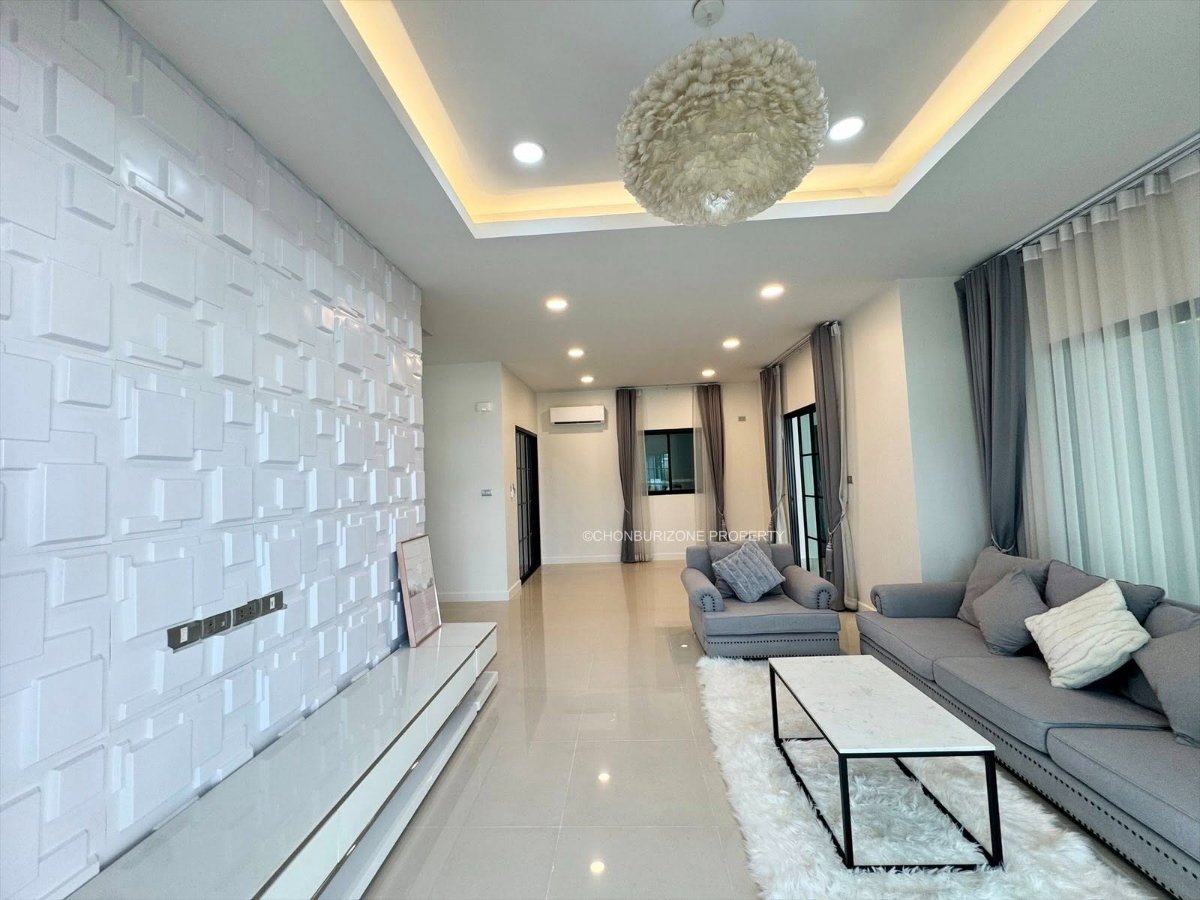 รูป ขายบ้านเดี่ยวใหม่หลังมุม ม.มณีรินทร์พาร์ค บางพระ ศรีราชา - รูปที่ 16/26