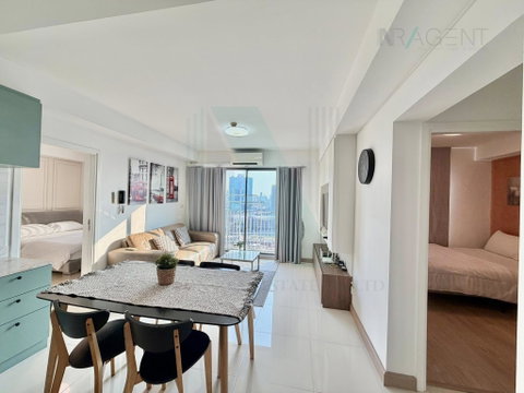 For Rent Condo FUSE MOBIUS RAM KHAMHAENG-KLONGTON Building 1, Floor 20,2 bed room, Room size 55 sqm