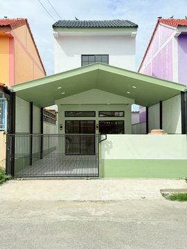 บ้านเดี่ยวโซนหนองจอก สุวินทวงศ์ ถนนอยู่วิทยา หมู่บ้านอมรทรัพย์ นัดชมบ้าน 085-318-6868 คุณวา
