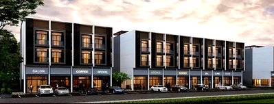 โฮมออฟฟิศ สมุทรปราการ : 309AGFF Merit Place บางนา | โฮมออฟฟิศ 3.5 ชั้น สไตล์ Modern