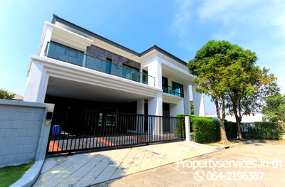 ขายบ้านเดี่ยว : ขายบ้านเดี่ยวหรู โครงการเดอะซิตี้ สะพานมหาเจษฎาบดินทร์ฯ ใหม่ ไซส์ XL 5 นอน 6 น้ำ