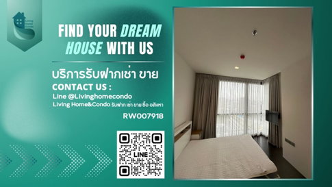 For Rent THE LINE Ratchathewi Fully Furnished ทำเลสะดวกเพียง 200 เมตร จากสถานีรถไฟฟ้า BTS ราชเทวี และห่างจากสถานีสยามเพียง 1 สถานี-RW007918