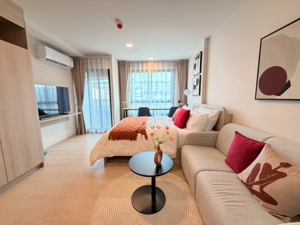 รูปภาพ ให้เช่า Dcondo Vivid ม.กรุงเทพ ✅ค่าเช่า : 11,000/เดือน 🛌ขนาดห้อง : 25 ตรม ชั้น 4 ตึก A ตกแต่งพร้อมเข้าอยู่ทักไลน์ @802dkhwu ตอบเร็ว นัดดูห้องได้ทันที
