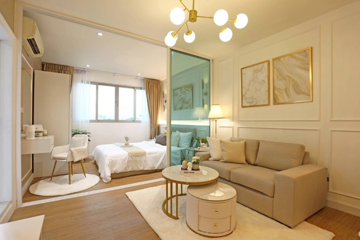 รูป #A124343 ✅ 11/5/69  ขายคอนโด D Condo RamIntra📲📢สอบถาม ld line @condoboy - รูปที่ 1/12