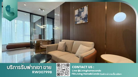 ปล่อยเช่าด่วน! Supalai ICON Sathorn ห้องใหม่ มือหนึ่ง แต่งครบพร้อมอยู่ วิวเมืองชั้นสูง ใกล้ MRT ลุมพินี และ BTS ช่องนนทรี-RW007998