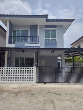 บ้านแฝด หนองจอก เชื่อมสัมพันธ์ หมู่บ้านเต็มสิริวิลเลจ นัดชมบ้าน 085-318-6868 คุณวา
