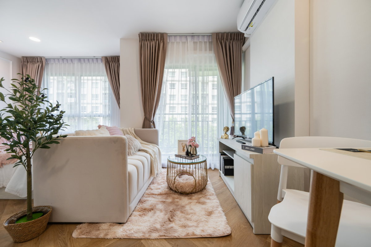 รูป 🏡 ขายคอนโดพร้อมอยู่ ลุมพินี วิลล์ พระนั่งเกล้า-ริเวอร์วิว ห้องสวยแต่งใหม่ทั้งห้อง แค่ลากกระเป๋าก็เข้าอยู่ได้เลย - รูปที่ 10/22