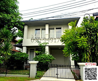 เช่าบ้านเดี่ยว ถนนประดิษฐ์มนูธรรม : เช่า บ้านเดี่ยว 2 ชั้น หมู่บ้าน บางกอกวิลล่า เลียบด่วนฯ-ประดิษฐ์มนูธรรม3 พร้อมเข้าอยู่