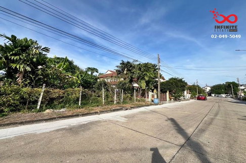 ขายที่ดินเปล่า 86 ตร.ว. ซอยคู้บอน 27 หมู่บ้านชวนชื่น อารีน่า พาร์ค ใกล้รถไฟฟ้าสายสีชมพู