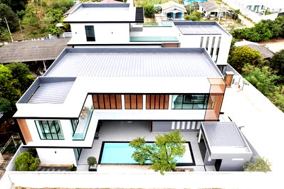 บ้านเดี่ยว ชลบุรี : 🔥ขายบ้านเดี่ยวหรู ดีไซน์โมเดิร์น✅ เรสต้า วิลล่า มาบประชัน RESTA VILLA MABPRACHAN ใกล้อ่างเก็บน้ำมาบประชัน