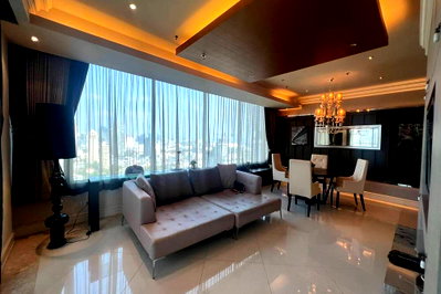 ขายคอนโด : ขาย- เช่าด่วน !! ห้องหายาก !!  The Empire Place, 3 ห้องนอน, 3 ห้องน้ำ, ชั้นสูง 29++, นั่งเล่นกว้าง !! Code C20221201808 แต่งครบ, ราคาพิเศษ!!📣📣