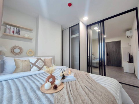 T238 ให้เช่าคอนโด Kave Wonderland (เคฟ วันเดอร์แลนด์) Pet Friendly ใกล้มหาลัยธรรมศาสตร์ ห้องสวย เฟอร์ครบ พร้อมอยู่