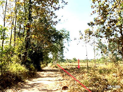 ขายที่ดิน : ที่ดินว่างเปล่า 4342 ตร.วา ห้วยผึ้ง กาฬสินธุ์ 3.5M