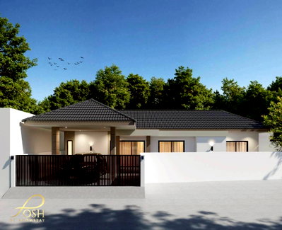 Houses for sale Don Jom Tao Road Phuket : Newly Renovated Cozy Home in Thalang – Baan Riang Benchaburi Village