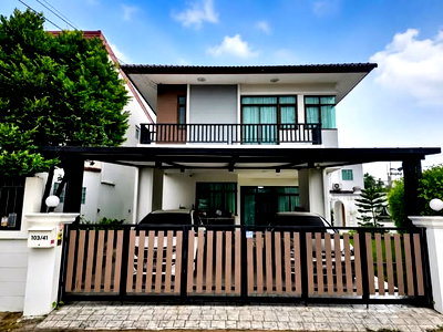 ขายบ้านแฝด : ขายบ้านแฝดหลังใหญ่ 4 นอน 4 น้ำ ม.โกลเด้นท์โฮม3 แหลมฉบัง ศรีราชา