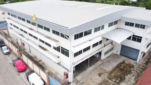 ให้เช่าโรงงานพร้อมอาคาร 3 ชั้น ที่ดิน 560 ตรว. พื้นที่ใช้สอย 4,326 ตรม. พื้นที่สีม่วง สุขสวัสดิ์ พระประแดง