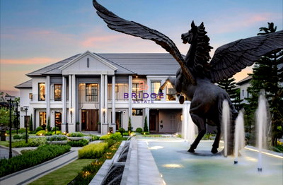 Houses for rent The Paseo Park Kanchanaphisek : Ultra Luxury Mansion for Rent | Grand Bangkok Boulevard Pinklao-Kanchana (641 sqm.) 5BR 6BA - Ultimate Privacy [400,000 THB]