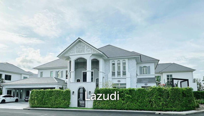 บ้านเดี่ยวให้เช่า : 5 Bed 6 Bath 808 SQ.M Perfect Masterpiece Rama 9-Krungthep Kreetha