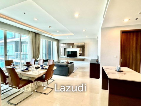 Menam Residences / Condo For Rent / 3 Bedroom / 160 SQM / BTS Saphan Taksin / Bangkok
