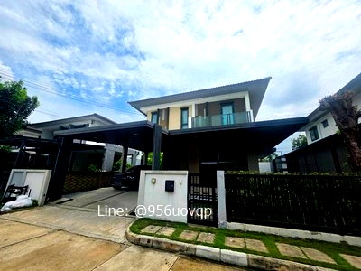 Houses for rent Samut Prakarn : svs339 For rent : Detached House, Burasiri Wongwaen Onnut, Soi Kingkaew 25/1, Fully Furnished