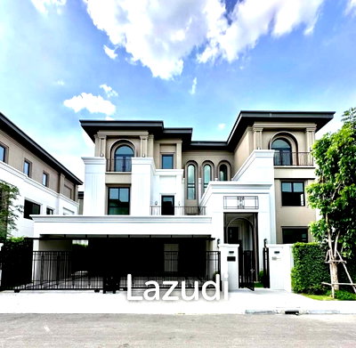 บ้านเดี่ยวให้เช่า : Cinq Royal Krungthep Kreetha Ultra-Luxury Detached Home in Saphan Sung Bangkok