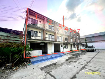 อาคารพาณิชย์ วิทยาลัยการจัดการเพชรเกษม : อาคารพาณิชย์ 98 ตร.วา กระทุ่มแบน สมุทรสาคร 6.7M