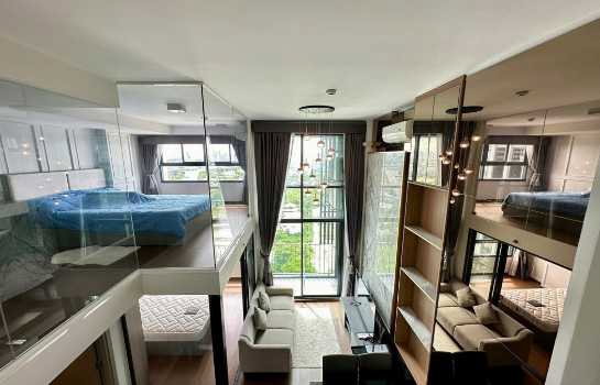 รูป คอนโดดูเพล็กซ์ให้ เช่าไอดิโอนิวพระราม9 2 ห้องนอน 1 ห้องน้ำ - รูปที่ 3/9