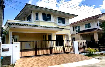 ขายบ้านเดี่ยว : ขายด่วน!! บ้านเดี่ยว หมู่บ้านพฤกษ์ลดา ประชาอุทิศ 76, 51 ตร.ว. *ร่มรื่น สไตล์บ้านสวน*