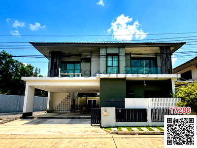 บ้านเดี่ยวให้เช่า : เช่า บ้านเดี่ยว หมู่บ้านสราญสิริ ศรีวารี บางนา กม. 18
