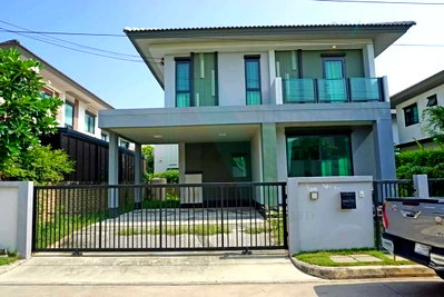 บ้านเดี่ยวให้เช่า : 📌 ให้เช่าบ้านเดี่ยว 2 ชั้น บุราสิริ วงแหวน-อ่อนนุช 4 ห้องนอน 3 ห้องน้ำ