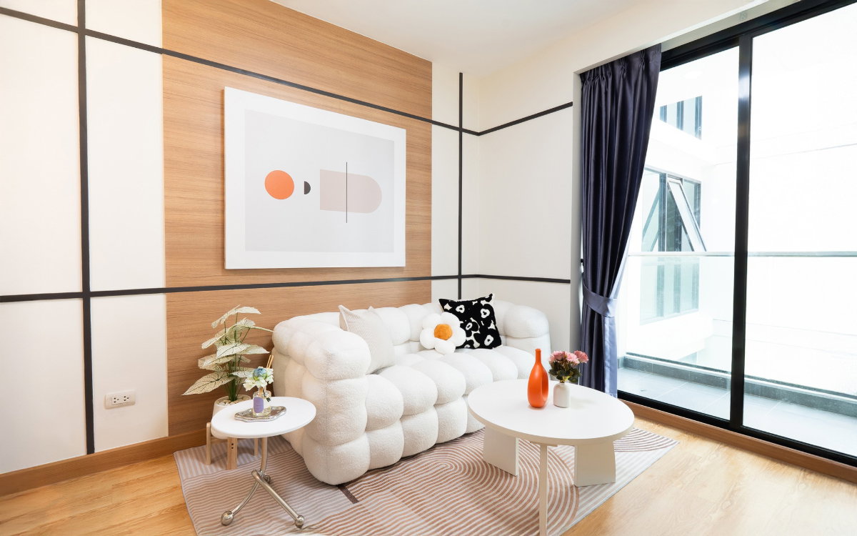 รูป R203 ขายด่วน  JRY Condo Rama 9  เฟอร์ครบ พร้อมลากกระเป๋าเข้าอยู่ได้เลย ราคาเพียง 2.79 ล้านบาท - รูปที่ 14/15