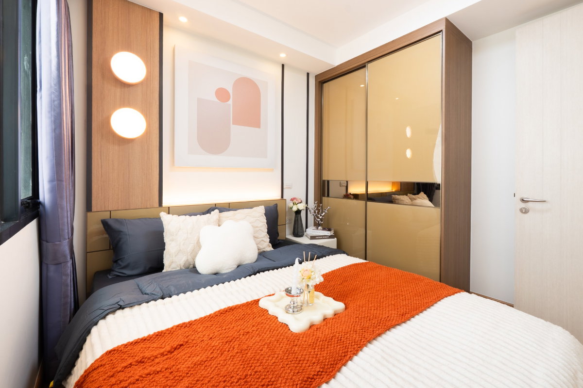 รูป R203 ขายด่วน  JRY Condo Rama 9  เฟอร์ครบ พร้อมลากกระเป๋าเข้าอยู่ได้เลย ราคาเพียง 2.79 ล้านบาท - รูปที่ 10/15