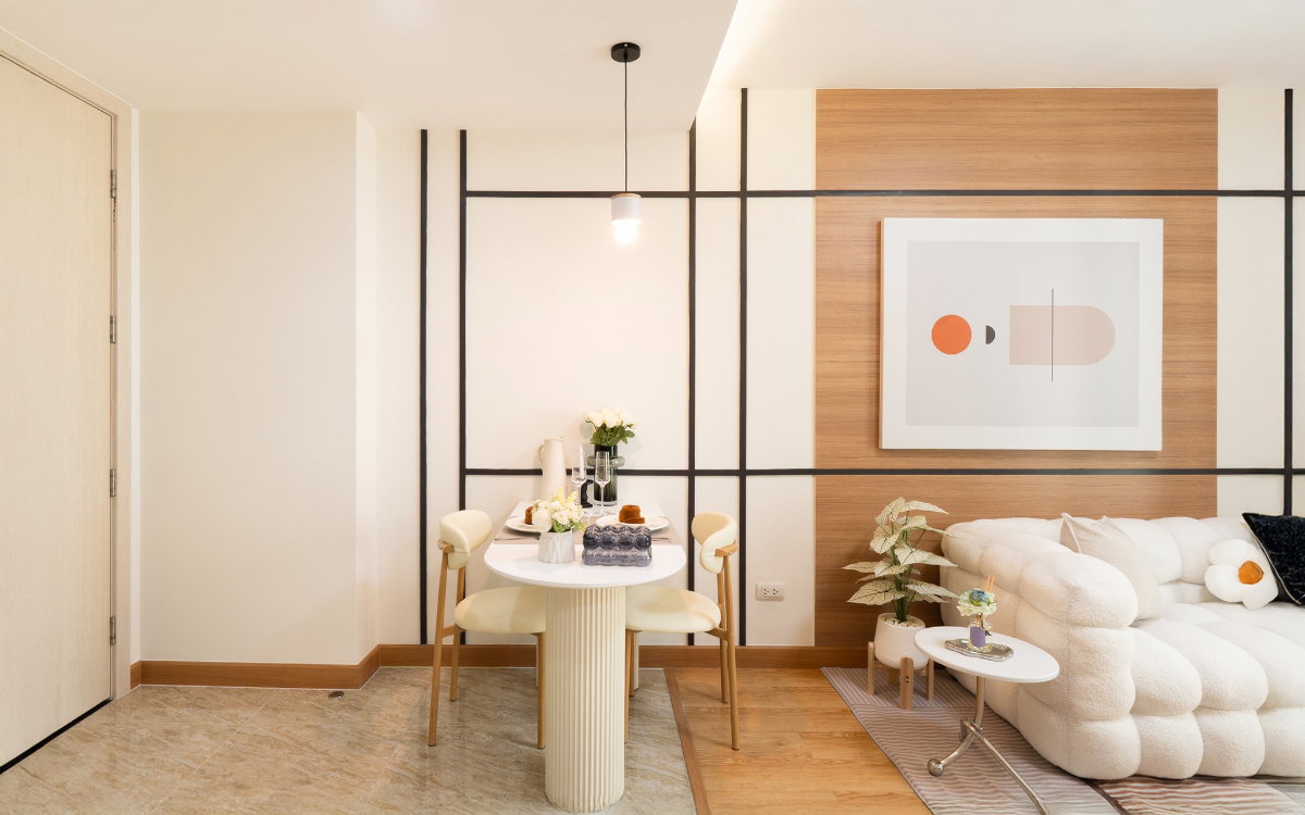 รูป R203 ขายด่วน  JRY Condo Rama 9  เฟอร์ครบ พร้อมลากกระเป๋าเข้าอยู่ได้เลย ราคาเพียง 2.79 ล้านบาท - รูปที่ 13/15