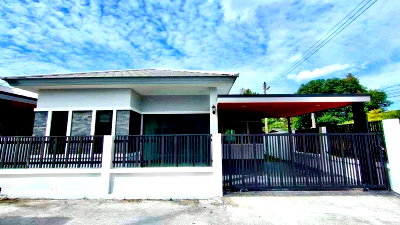 ขายบ้านเดี่ยว : ขายบ้านเดี่ยวสร้างใหม่ ซอยวัดจีน นาพร้าว ศรีราชา