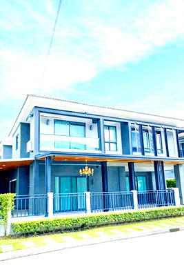 บ้านเดี่ยวให้เช่า : คฤหาสน์ลด50% จาก 70,000B-M.ไทวัสดุ และ โรบินสัน ราชพฤกษ์ 950 ม. 4 นอน บ้านเดี่ยว 2 ชั้น หลังมุม 4 นอน 4 น้ำ และโฮมโปร ชัยพฤกษ์ 60 ตร.ว