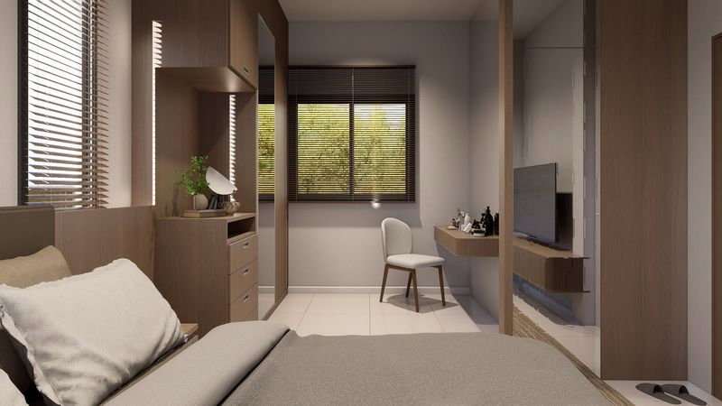 รูป ขายบ้านแฝดมือหนึ่ง ซอยโรงน้ำพริก ศรีราชา - รูปที่ 8/9